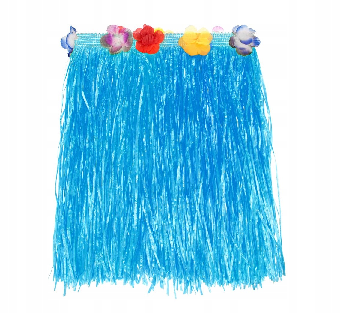 

Spódnica Hawajska niebieska 40 cm Hawaje Party