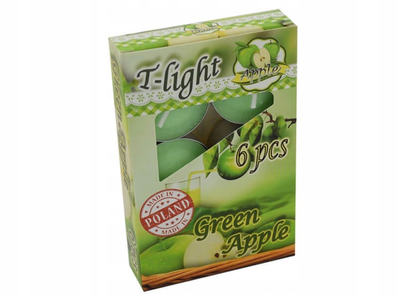 

6x Podgrzewacze zapachowe tealight Ziel. Jabłuszko