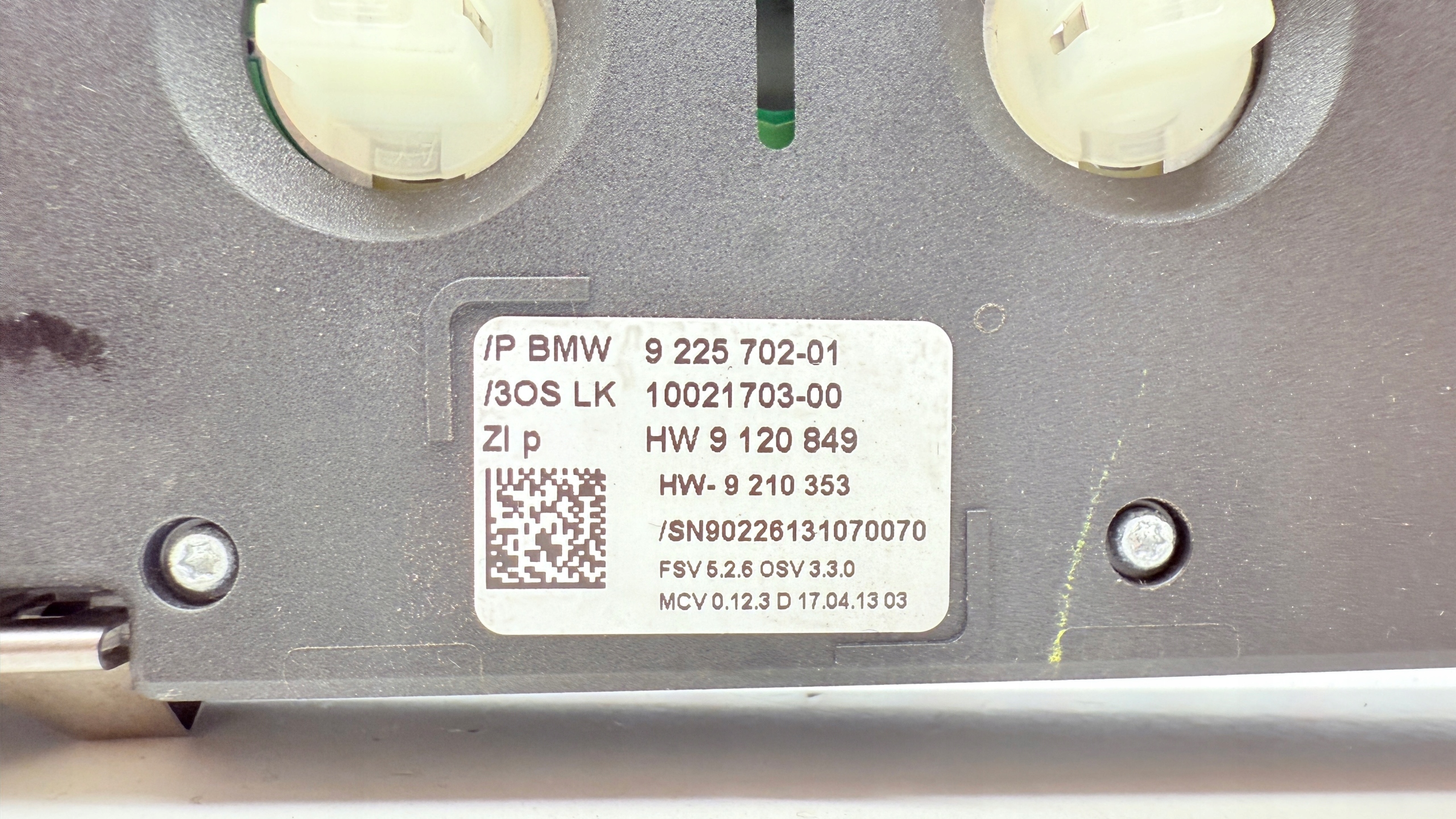 BMW E93 CABRIO OSWIETLENIE inner cabs 9137478 9210356