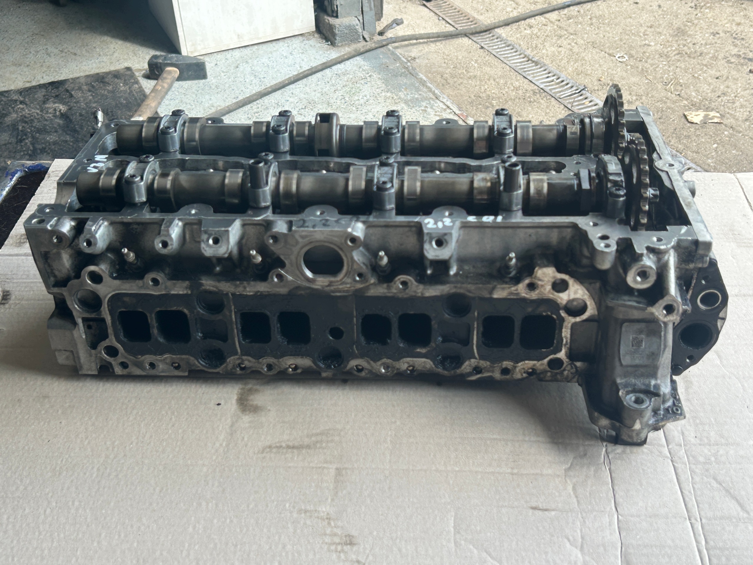 MERCEDES W212 LIFT 2,2 CDI head. complete A6510150601