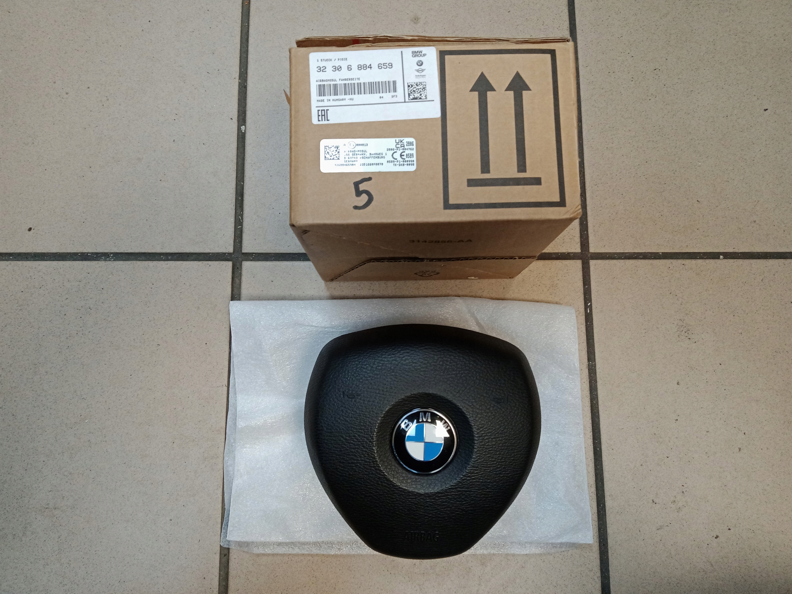 BMW AIRBAG PODUSZKA KIEROWCY 32306884659 3230 6884659