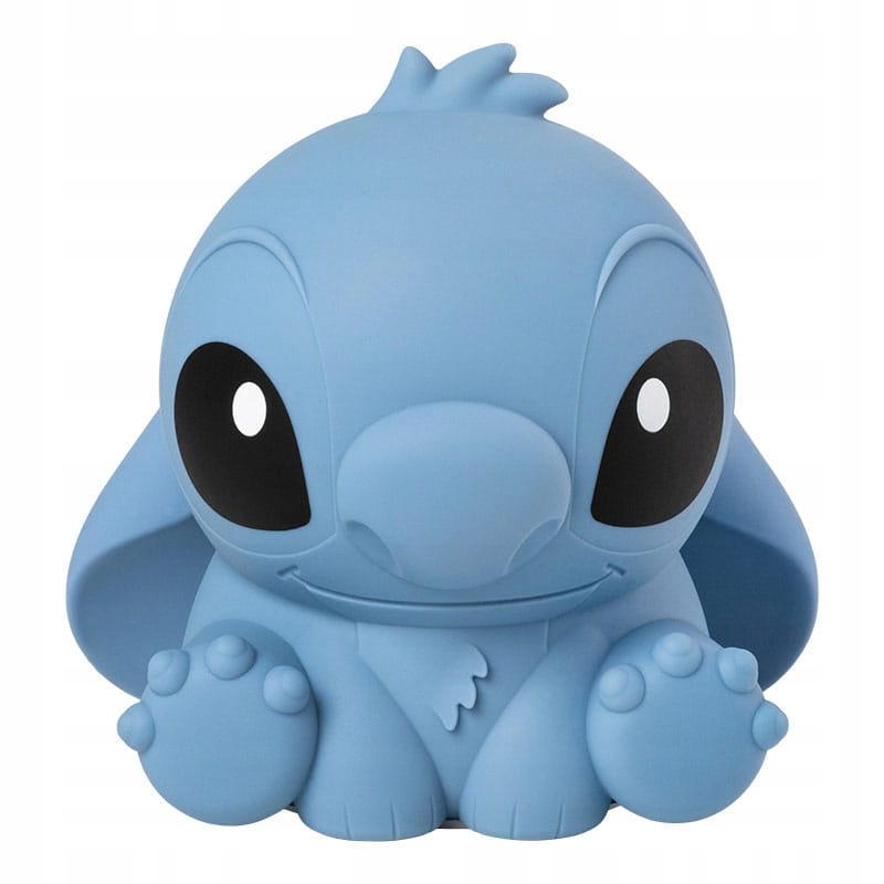 Silikonová plyšová hračka Lilo & Stitch Squishy Glo Light Stitch 15 cm
