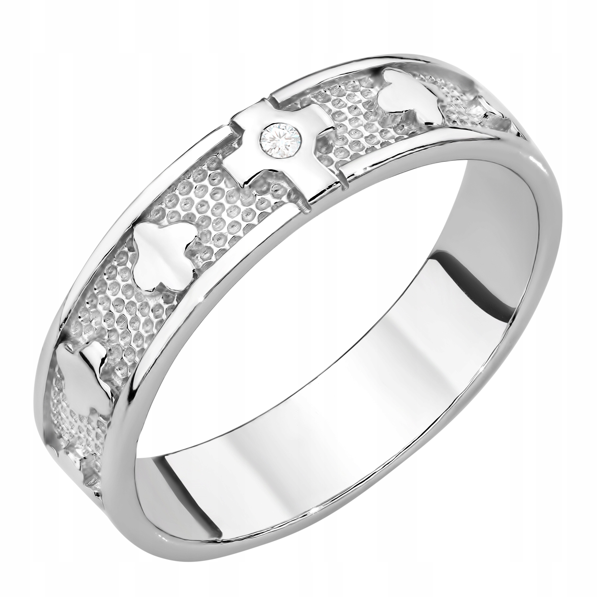 Srebrny Pierścionek Różaniec Na Palec pr. 925 r.13