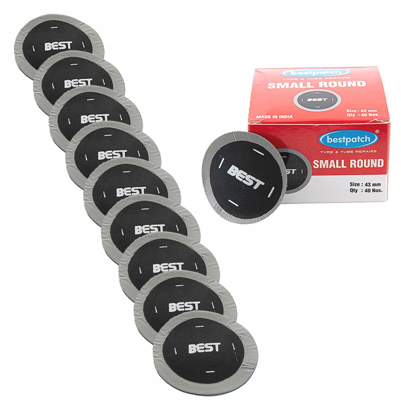 

Łatka łatki do dętek Small Round 43 mm Best 10 szt