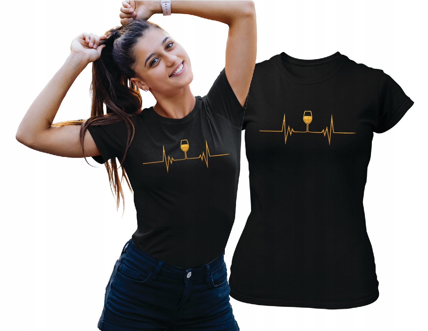 

Koszulka damska Wino, Złota Linia Życia