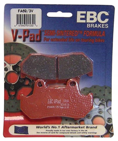 FA069/3V - ГАЛЬМІВНІ КОЛОДКИ HONDA GL 1500 GOLDWING