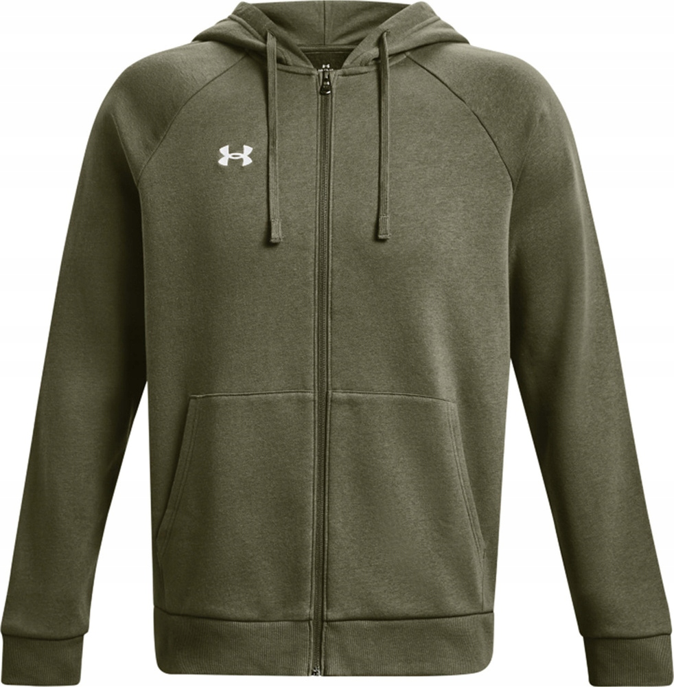 Pánská Mikina Under Armour Rival Fleece Fz Hoodie Khaki 1379767 390 r XL