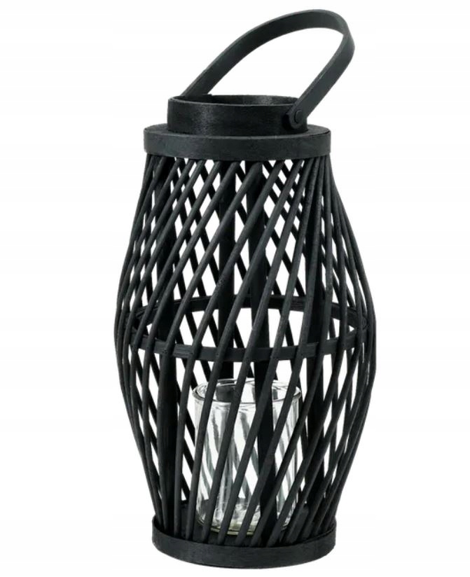 Lampion wiklina/rattan 33 cm