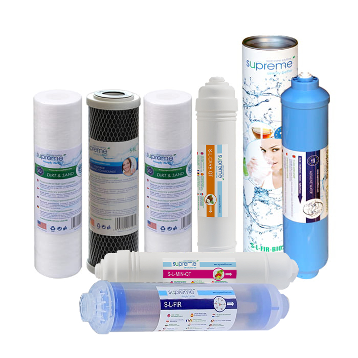 Kpl. Wkładów Do Systemu RO8 Z Wkładem S-L-FIR-BIO200, Orp 500 mV, pH 1.0