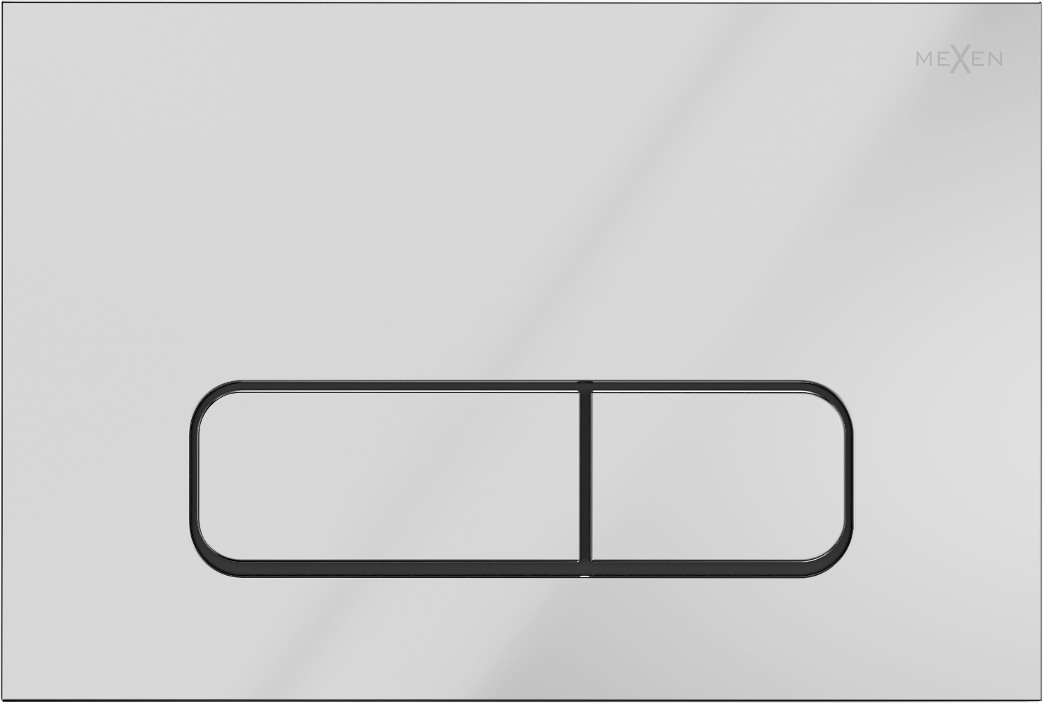 PRZYCISK WC FENIX 02 do GEBERIT UP320 CHROM BŁYSZCZĄCY