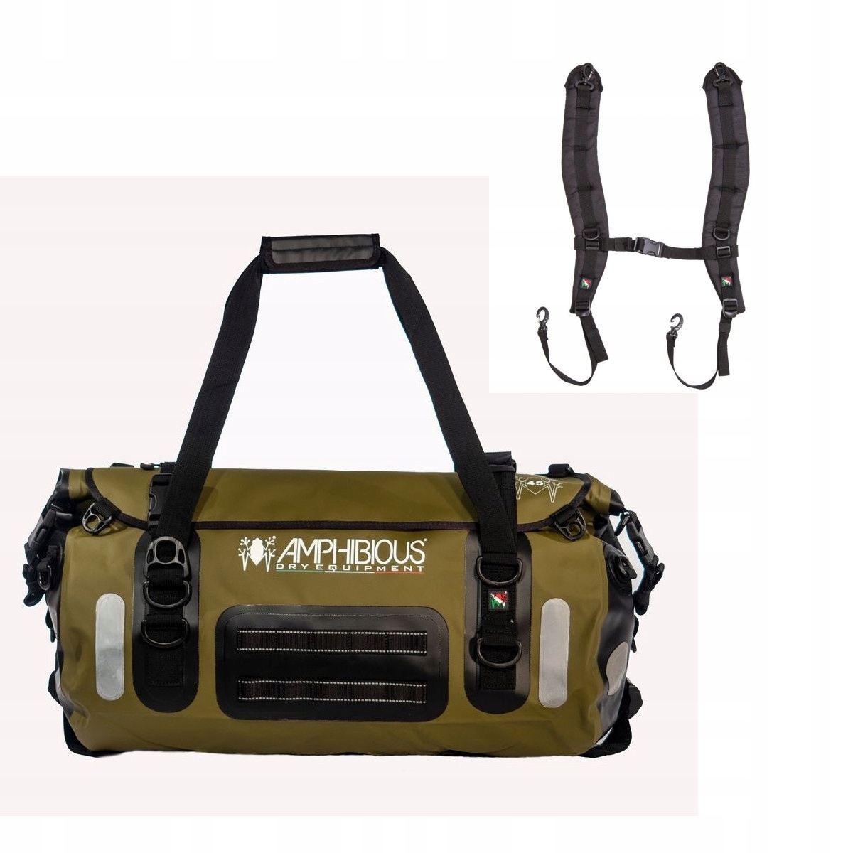 Voděodolná cestovní taška Amphibious Voyager II 60L Zelená BS-2260.15