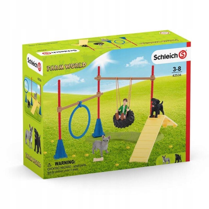 

Schleich 42536 18w1 Chłopiec Psy pies buldog