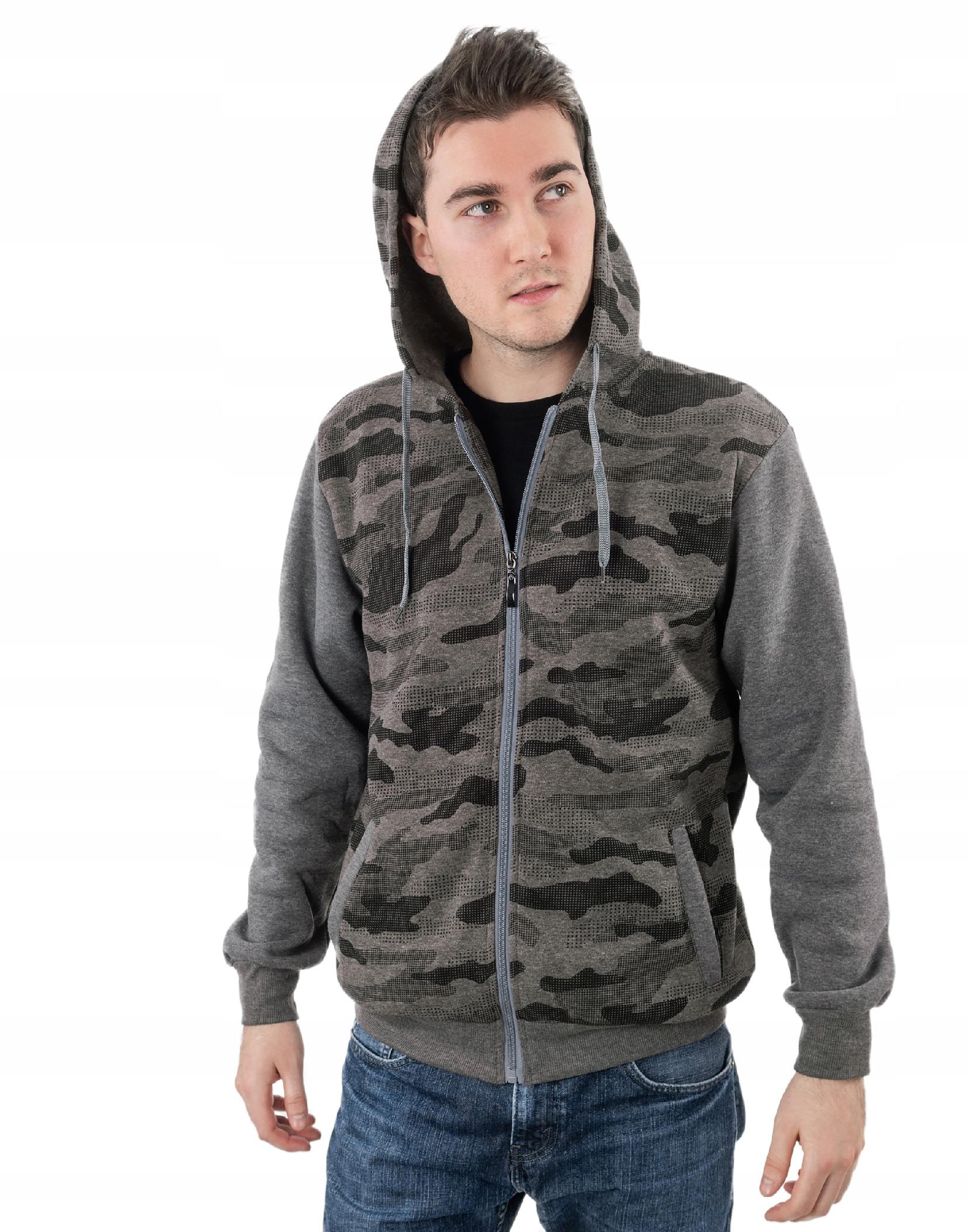 

Bluza Męska Moro Rozsuwana z Kapturem 2320-01 r M