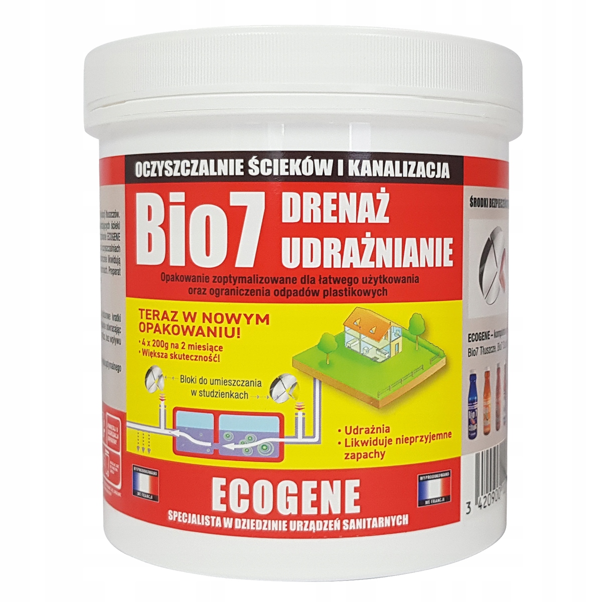 

Preparat BIO7 Drenaż do drenaży i studzienek 925