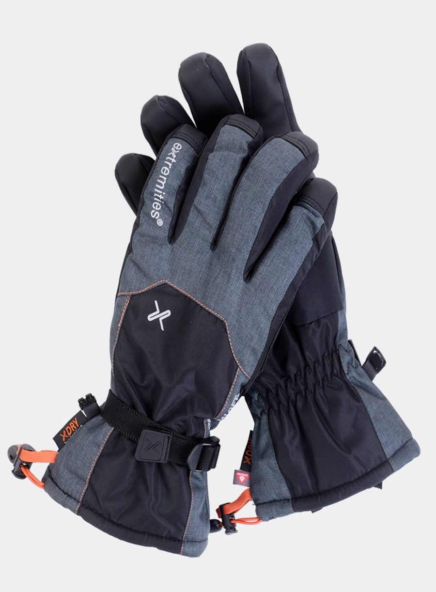 Zimní rukavice Extremities Torres Peak Glove šedá/černá M