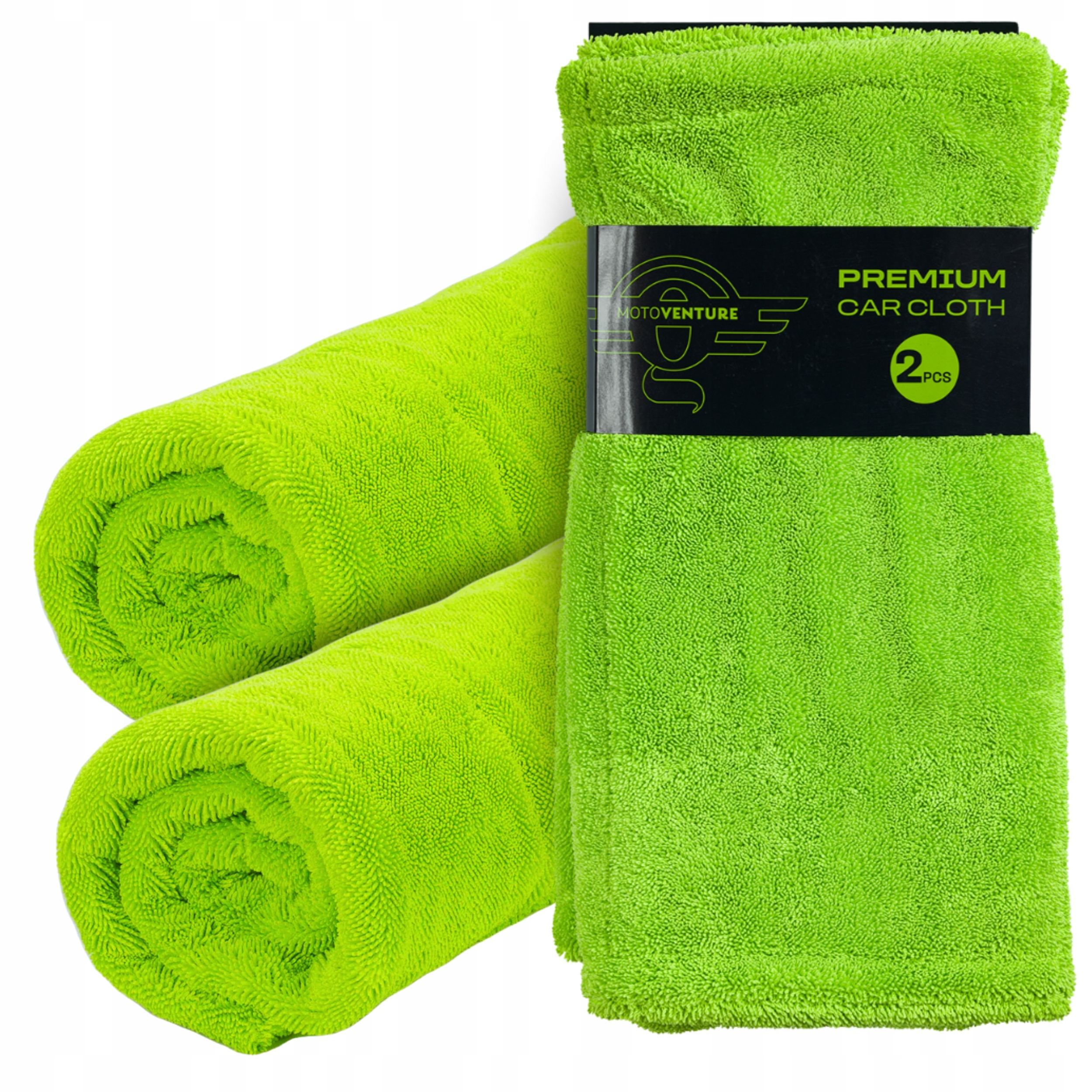 Ręcznik 60x40 Osuszania Wycierania Lakieru Auta Samochodu 2 Szt XL 1400 Gsm