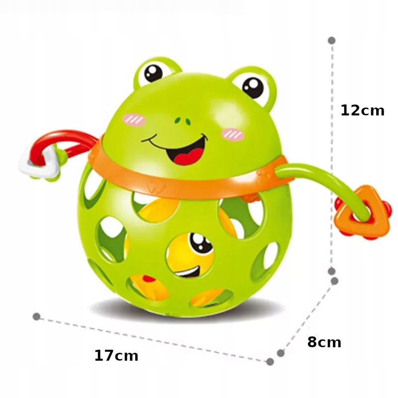 GRZECHOTKA SENSORYCZNA PIŁKA GUMOWA ZABAWKA GRA DLA NIEMOWLAKA NA PREZENT Kod producenta 5903039730366