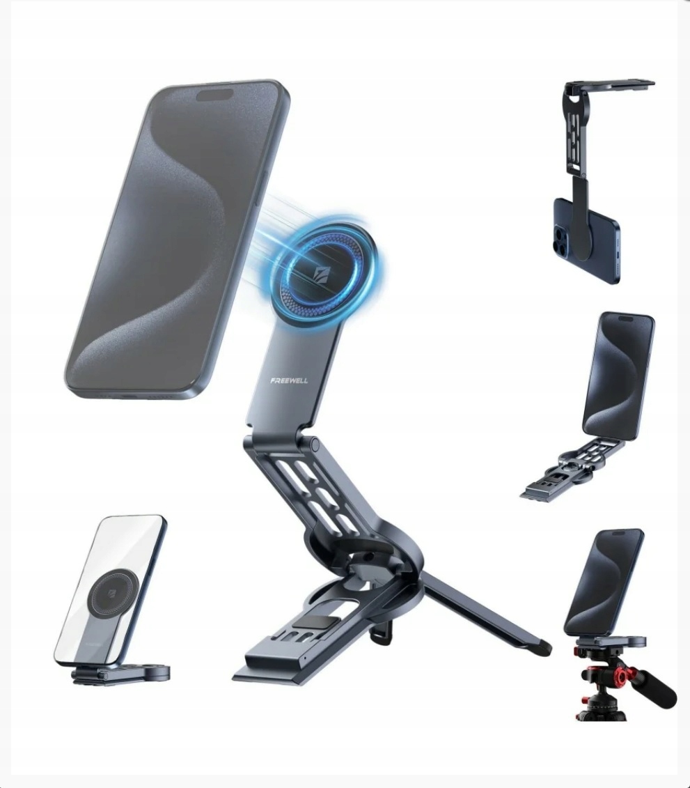 Kompaktný magnetický statív Freewell pre smartfón s funkciou Selfie Stick