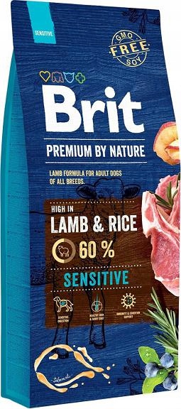 Brit Premium By Nature Sensitive Lamb Rice 15kg