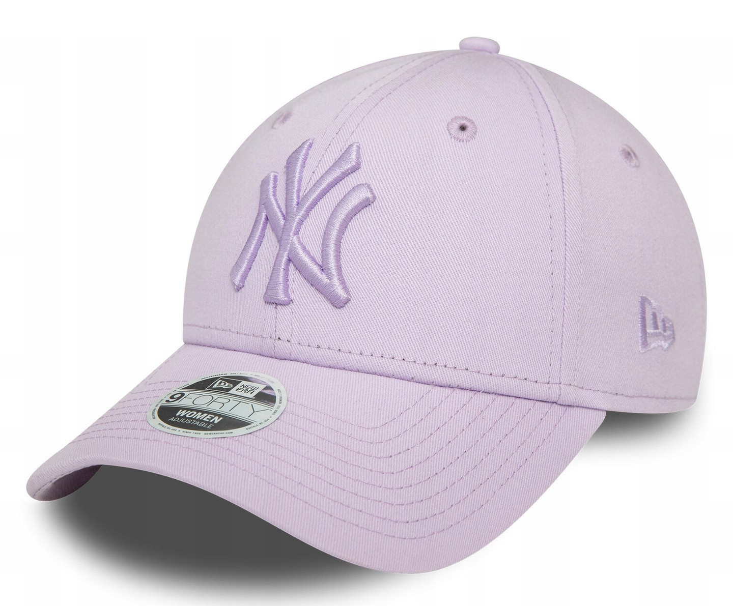 Czapka z daszkiem New Era 60424627 różowa damska bawełniana new york logo