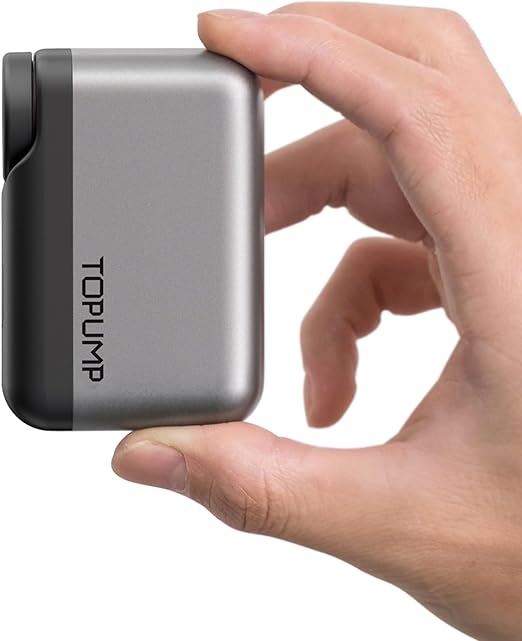 Pompka Rowerowa Topump Mini Elektryczna 120 Psi Z Automatycznym Wyłączaniem