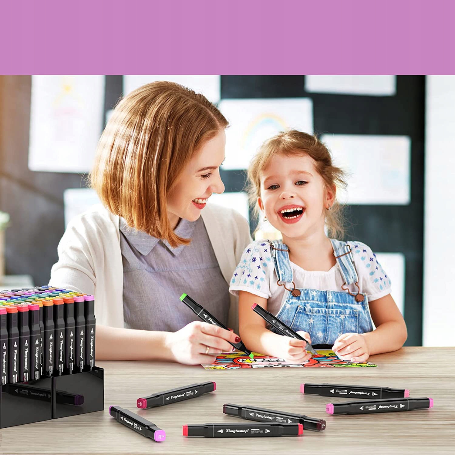 PISAKI FLAMASTRY MAZAKI 80SZT MARKERY AKRYLOWE Rodzaj pisaki