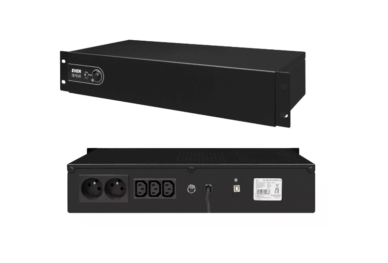 Zasilacz UPS ECO Pro CDS 19\" 2U 1000VA AVR Producent Ever