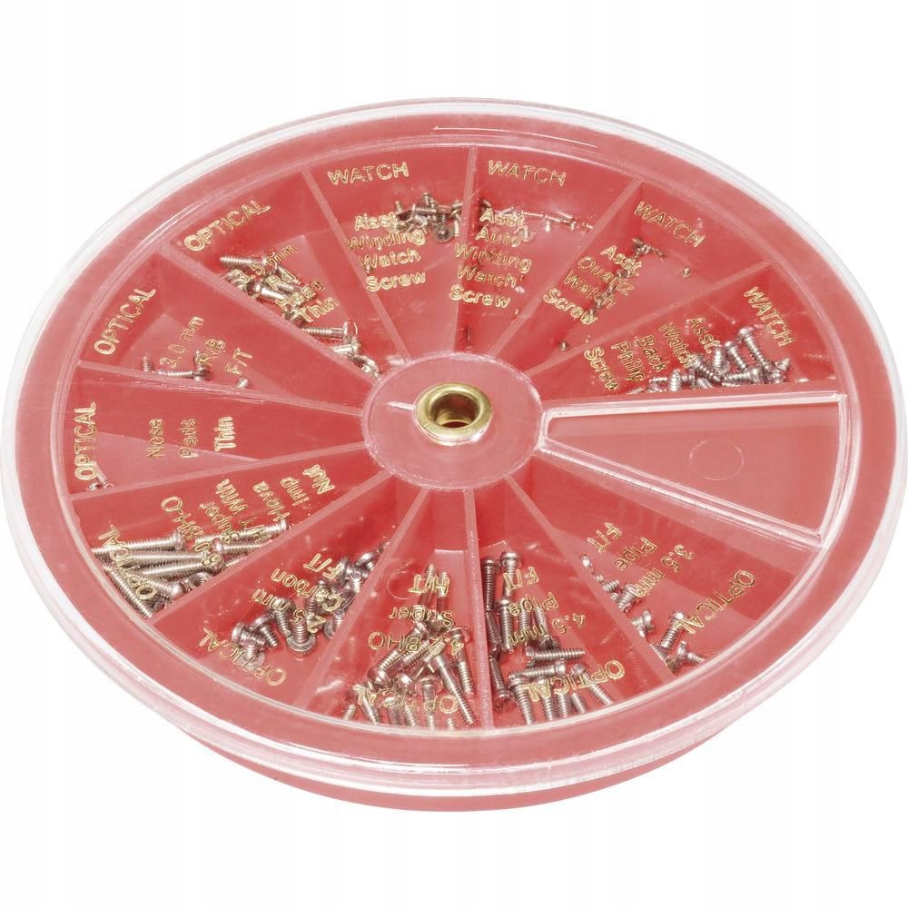 Винты для часов и очков комплект 240 элементов