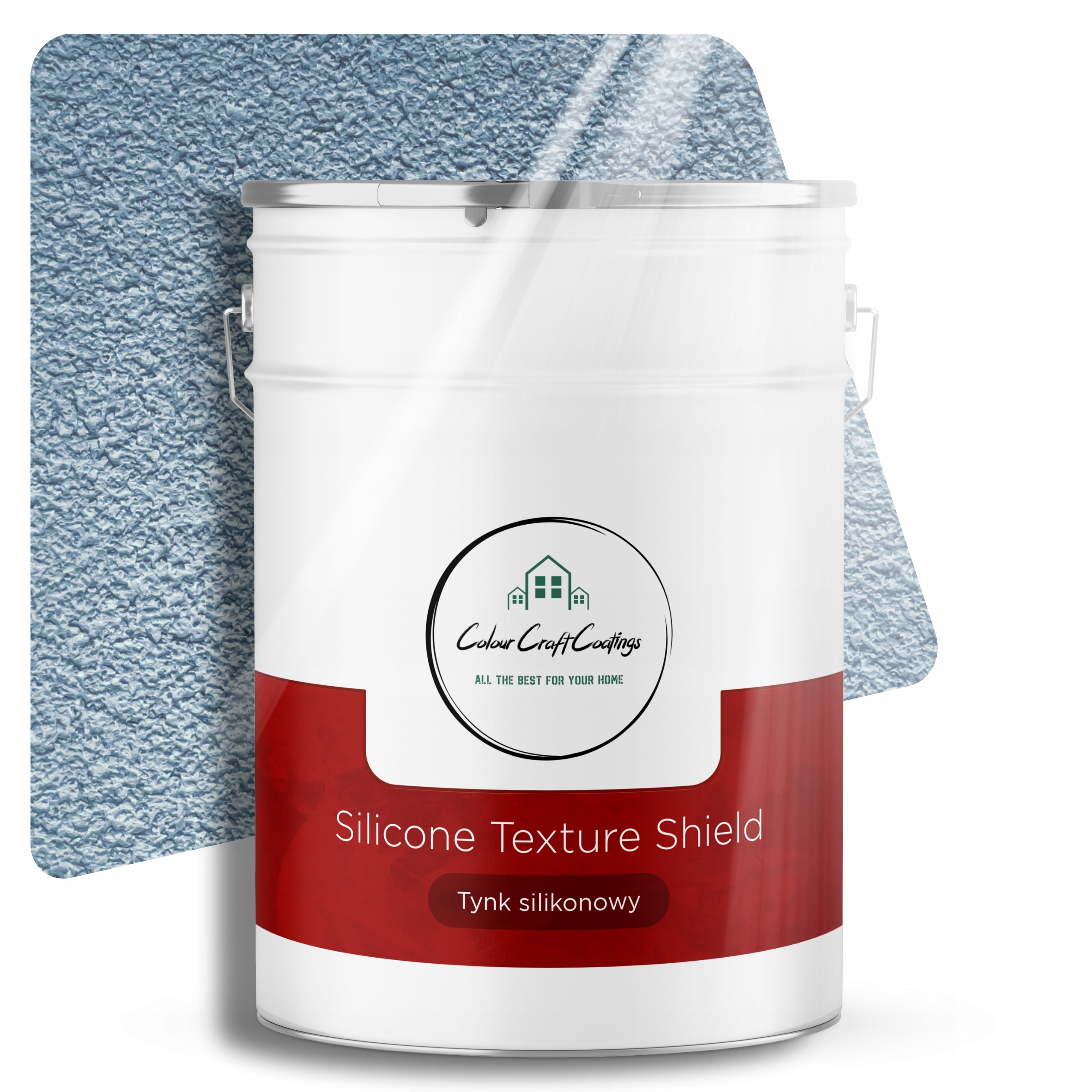 Silikónová Fasádna Omietka Baranek Granulácia 1.5 mm Modrá 25KG F124