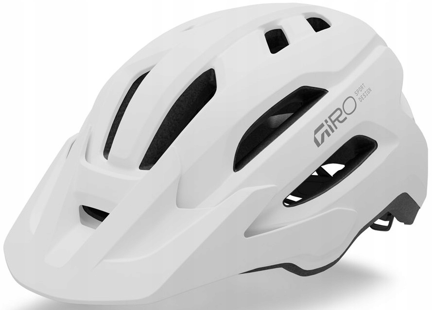 Dámská cyklistická přilba Giro Fixture II W matte white/chrome 50-57 cm