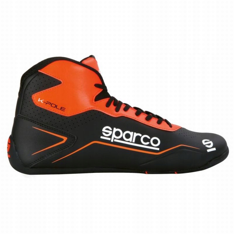 Kartingové boty Sparco K-pole černo-oranžové vel 43