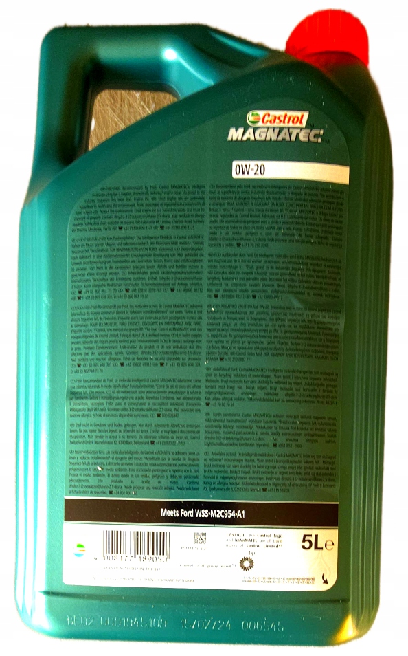 OLEJ CASTROL MAGNATEC PROFESSIONAL 0W-20 BENZYNA _ 5 LITRÓW Model MAGNATEC 0W/20 5L