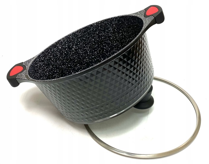 ZESTAW GARNKOW Z POWŁ. MARMUR. ZILNER ZL-8511 Kolor czarny