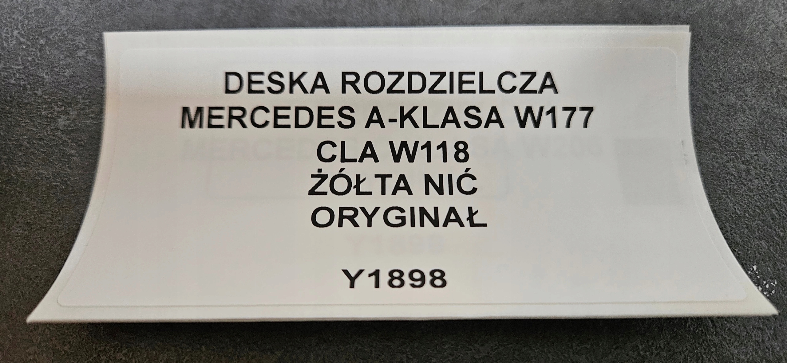 торпеда MERCEDES W177 CLA W118 оригинал
