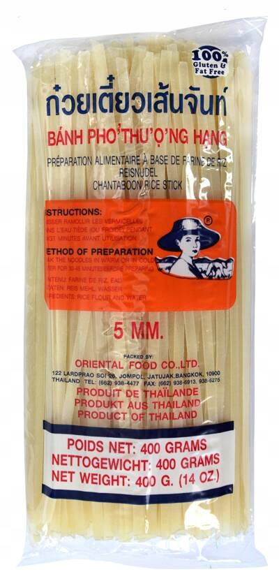 

Tajski Makaron Ryżowy 5mm Paski 400g Farmer