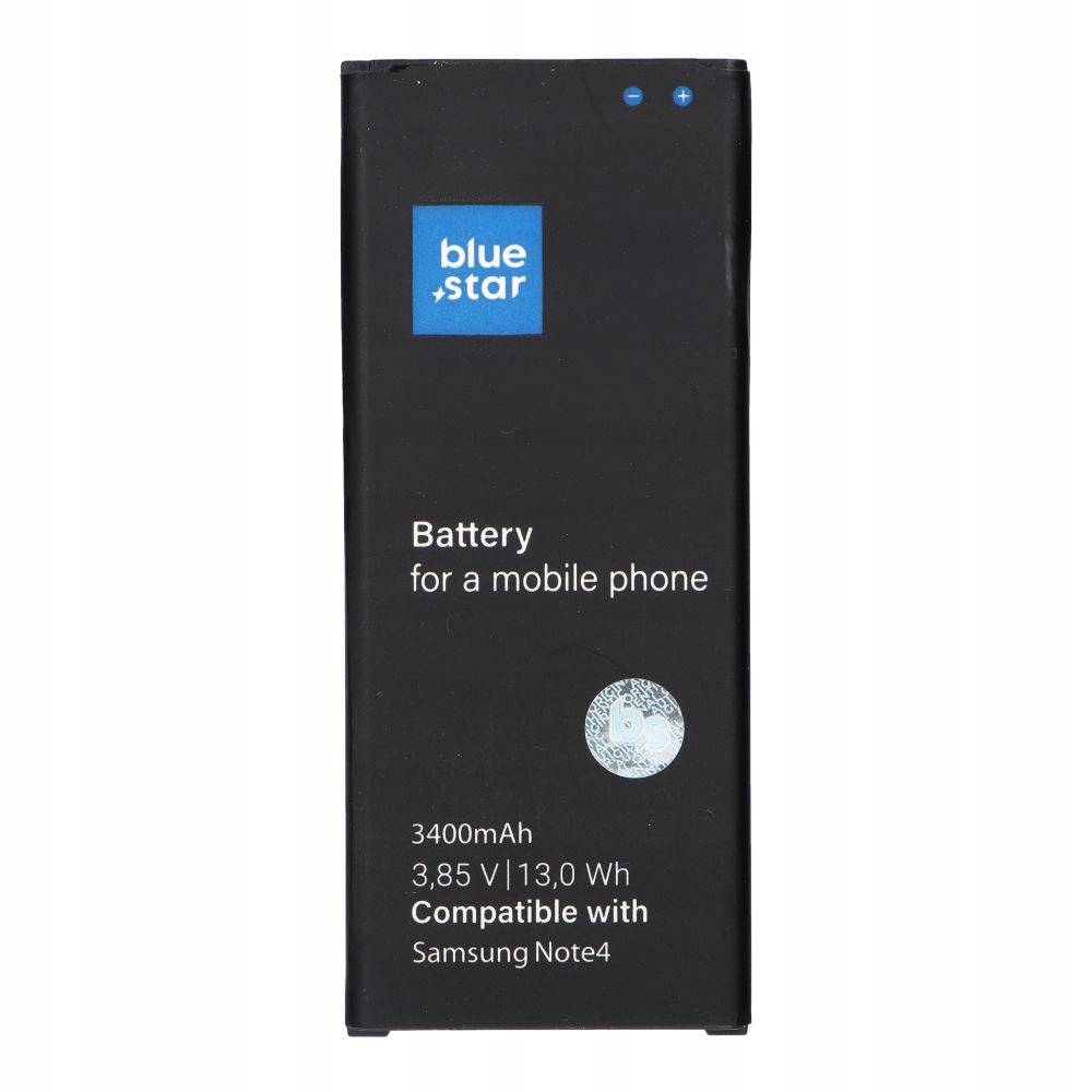 Bateria Do Samsung N910 Galaxy Note 4 3400 Mah Li-Ion Blue Star Premium