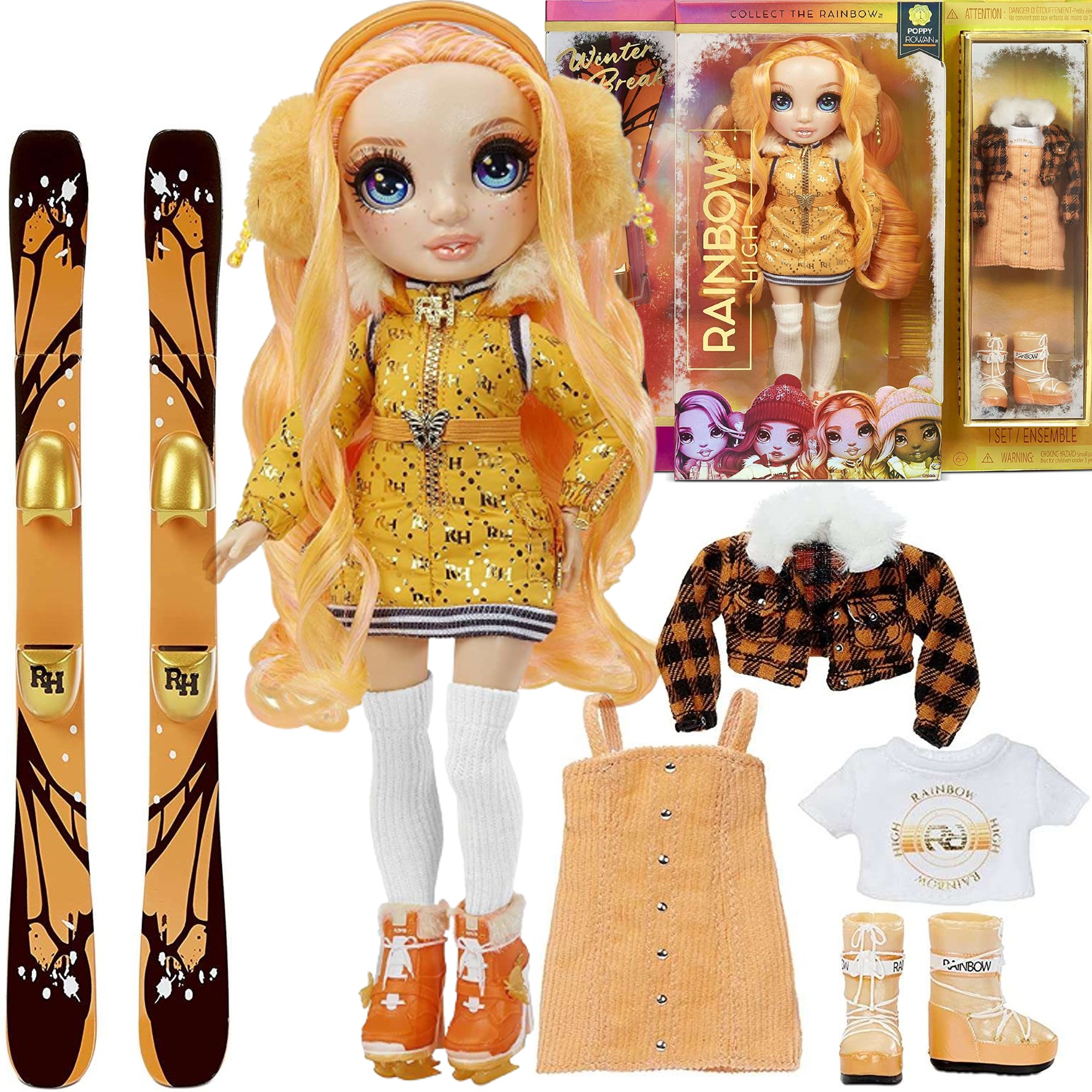 

Rainbow High Winter Lalka Poppy Rowan Narty