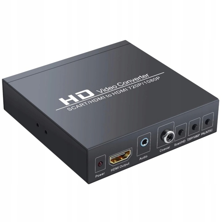 Převodník Adaptéru Scart Hdmi Pro Hdmi Audio Coaxial Analogový Euro Spdif Av