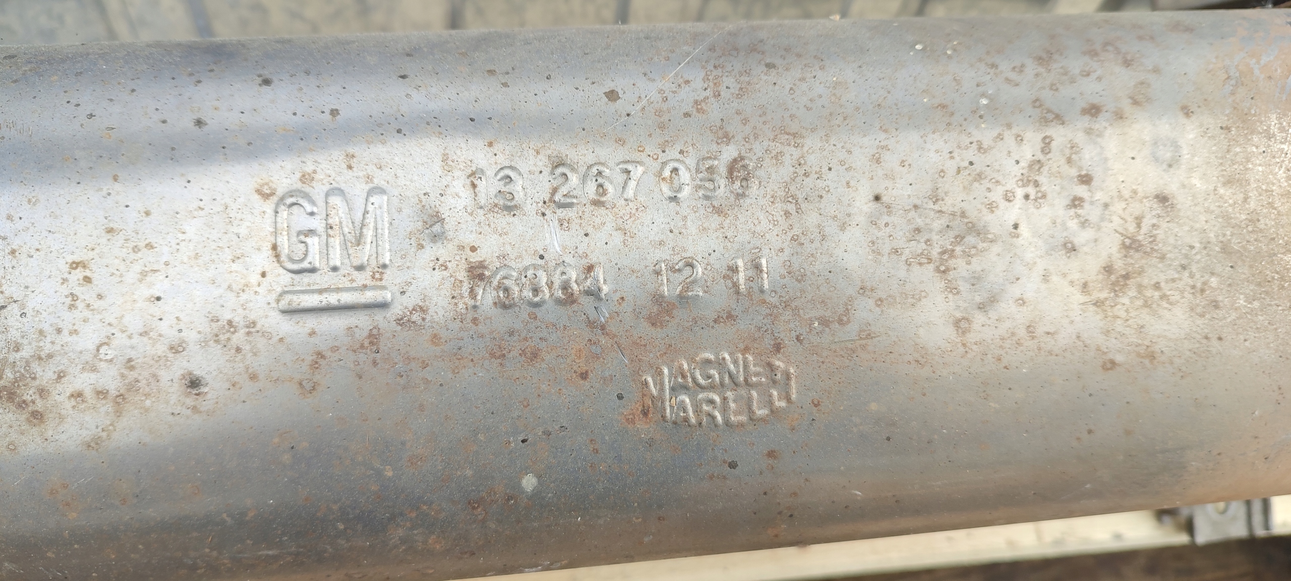 schalldämpfer end OPEL MERIVA B 1.4 13267056
