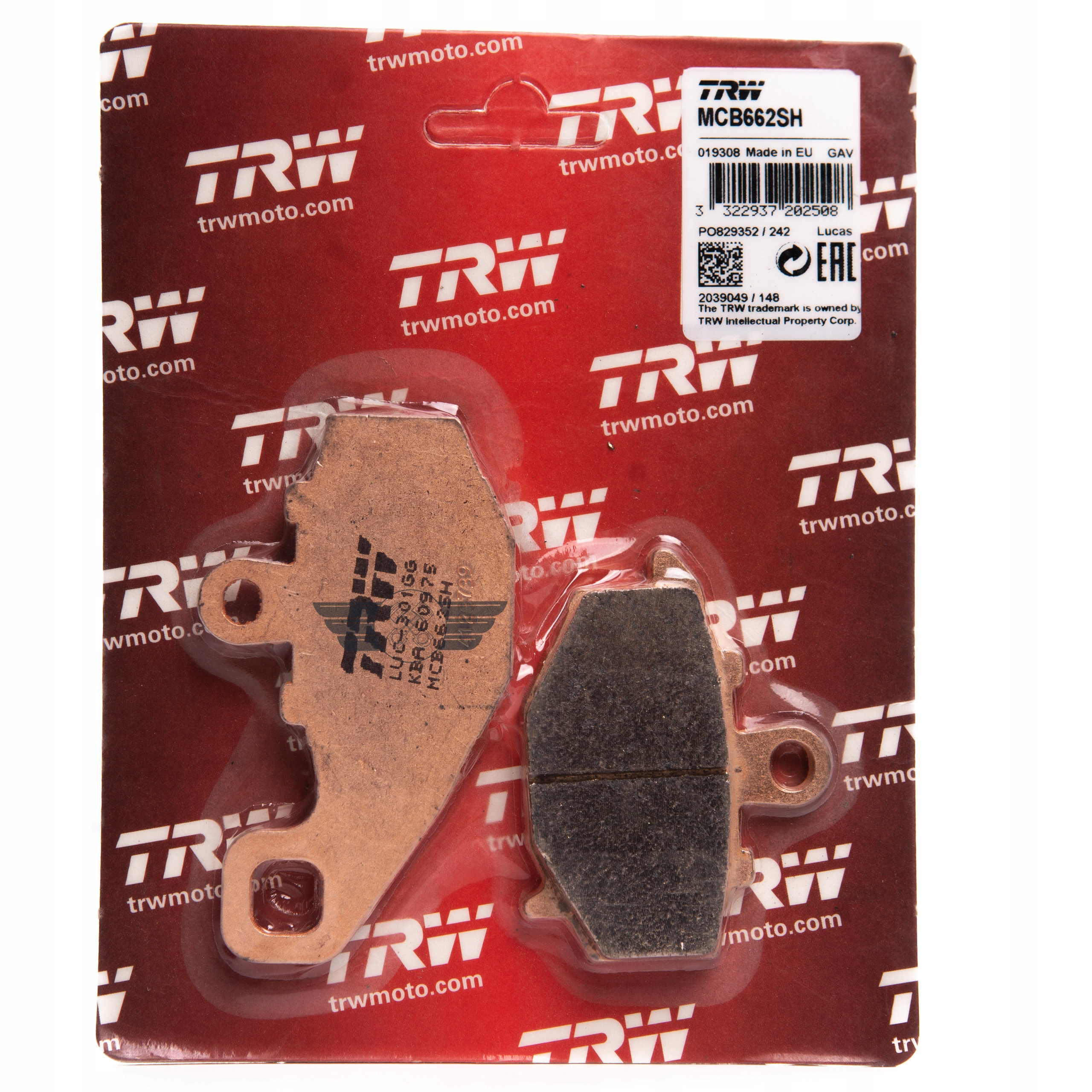

Klocki Hamulcowe Trw Kawasaki Z1000 10-14 Tył