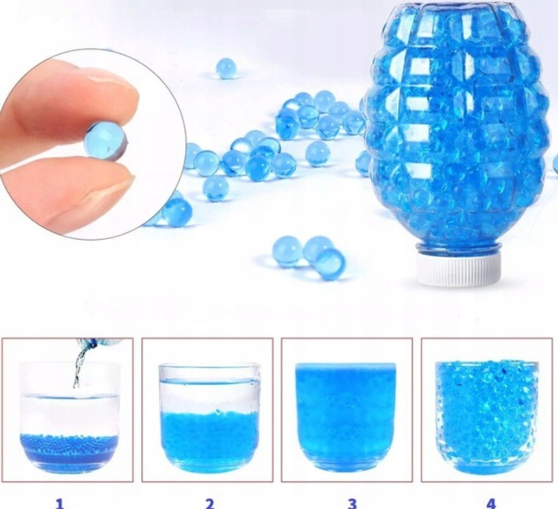 PISTOLET AUTOMAT KULKI ŻELOWE KARABIN GLOCK BEZPIECZNY Marka click4TOYS