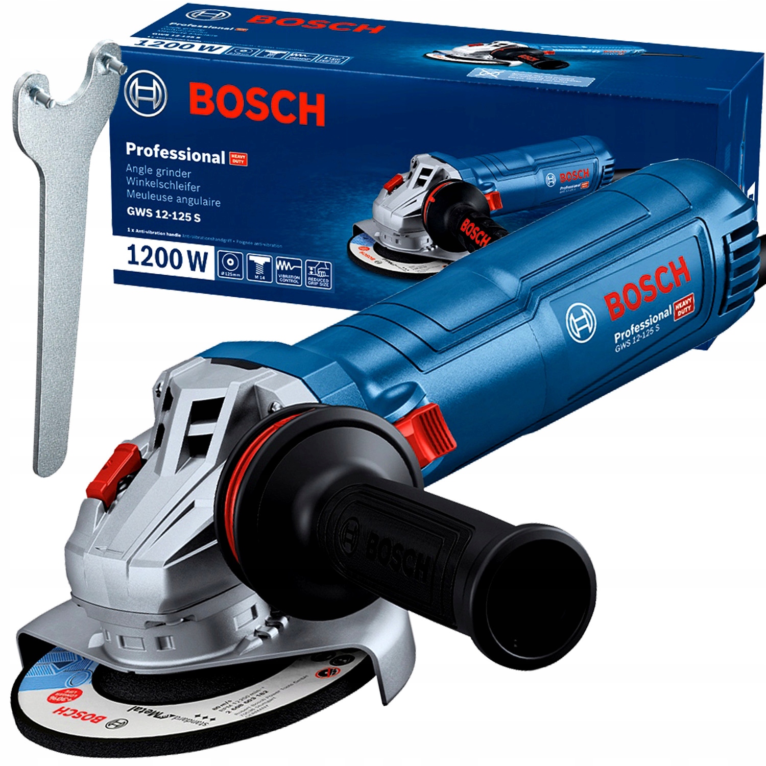 Szlifierka kątowa Bosch Gws 12-125 S 125MM 1200W