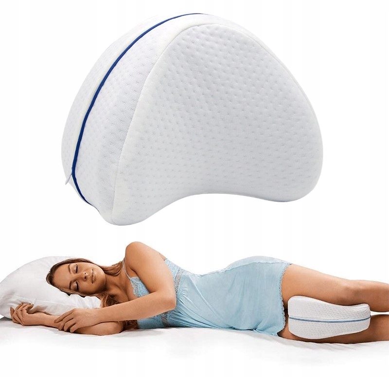 PODUSZKA ORTOPEDYCZNA KLIN MIĘDZY NOGI KOLANA DO SPANIA SEPARATOR MEMORY Waga produktu z opakowaniem jednostkowym 0.4 kg