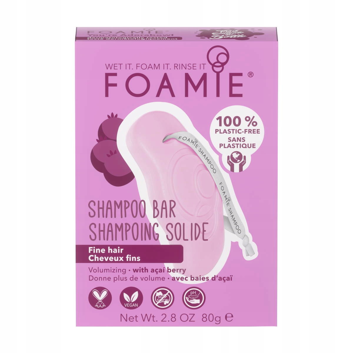 

Foamie Adorabow Szampon Do Włosów w Kostce 80 g