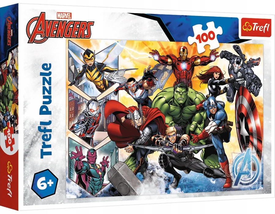 PUZZLE 100 EL SIŁA AVENGERSÓW TREFL 6+ Marka Trefl