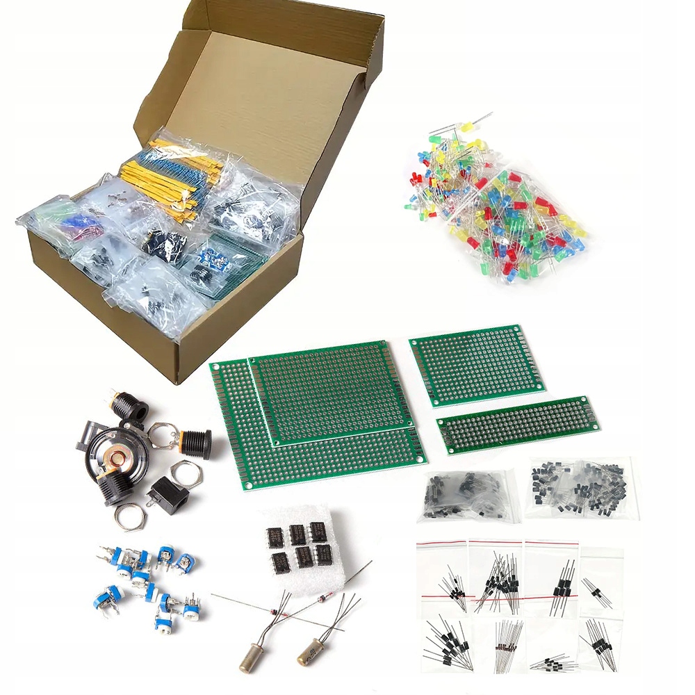 Zestaw komponentów elektronicznych 1900PCS