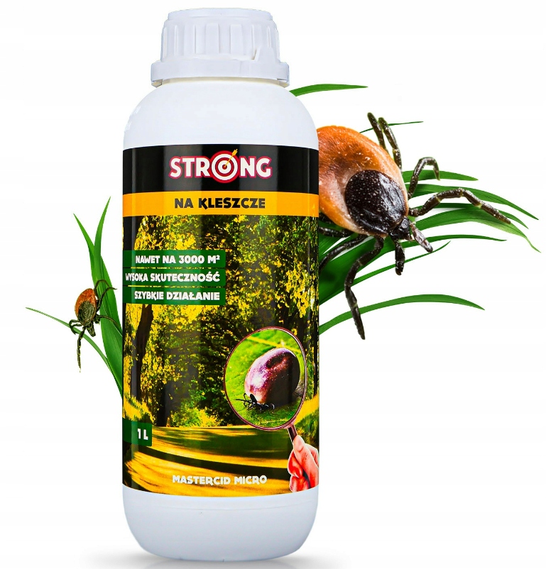 Oprysk Środek Preparat Na Kleszcze Skuteczny I Wydajny Koncentrat Strong 1L