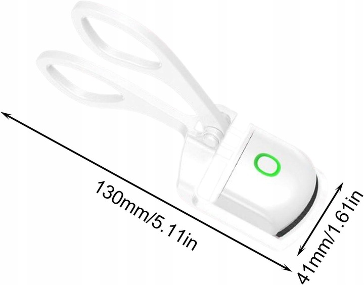 Zalotka do Rzęs Elektryczna Podgrzewaczka Lokówka do Rzęs USB Biała Kod producenta G7VC467