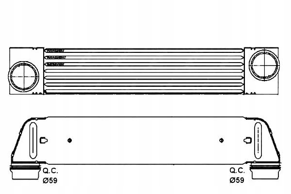 NRF INTERCOOLER BMW 5 530 D (E60)