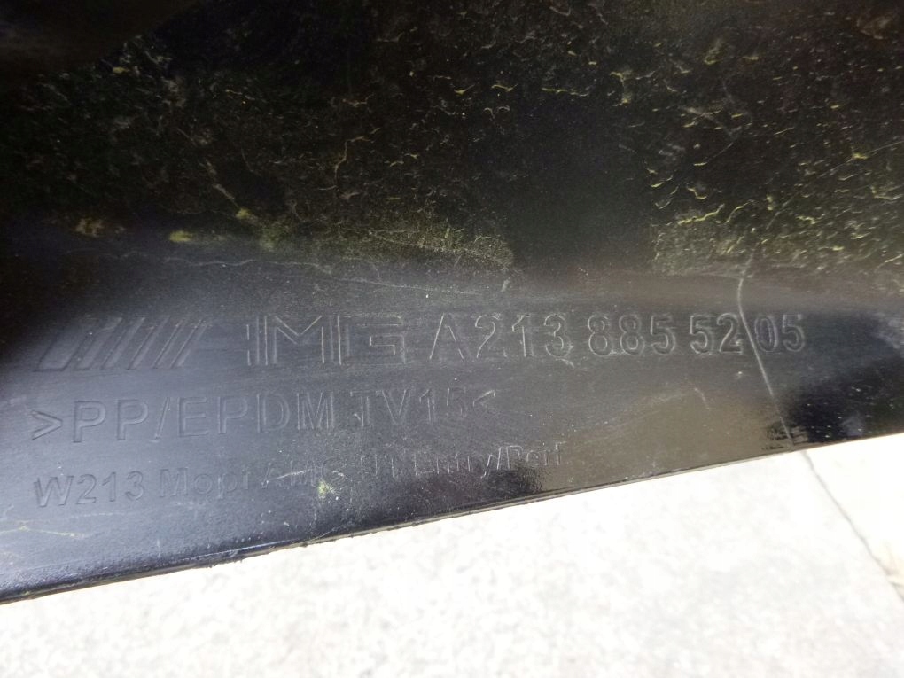 MERCEDES E KLASA W213 AMG 53 diffuser spoiler rear part